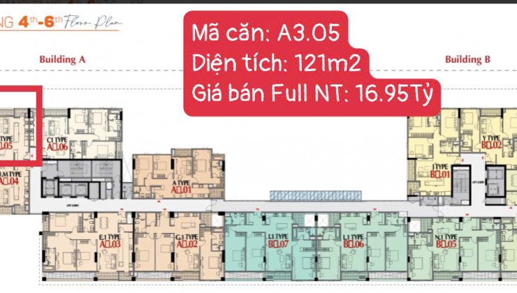 Bán căn góc 121m2 A3.05  tại dự án The Horizon Phú Mỹ Hưng, Nhà đầy đủ nội thất, Xách vali vào ở ngay