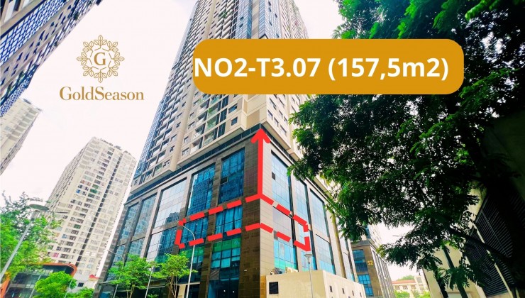 Bán gấp lô góc sàn văn phòng 157,5m2 - Sở hữu lâu dài đỉnh nhất quận Thanh Xuân tiền thuê 39,2tr/tháng