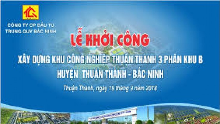 Bán 10 000 m2 đất công nghiệp Thuận Thành 3, Bắc Ninh