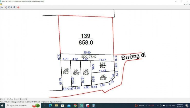 Giá chỉ nhỉnh 500tr bạn có thể sở hữu một lô đất 60m full thổ cư