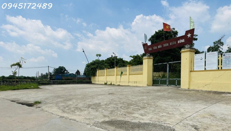 Cần bán 58,3 m2 đất full thổ cư tại Tân Minh, Sóc Sơn giá chỉ hơn 500tr