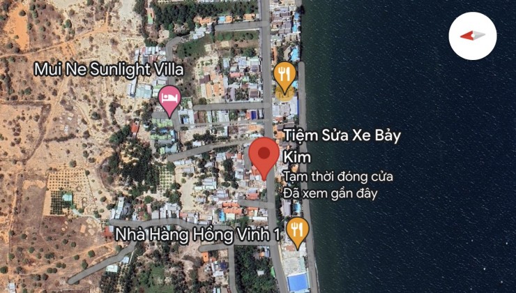 Mặt tiền Nguyễn Đình Chiểu trung tâm phố tây Mũi Né, KD sầm uất lô nhỏ Giá siêu tốt