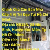 Chính Chủ Cần Bán Nhà Cấp 4 Xã Nhị Bình, Huyện Hóc Môn, Tp Hồ Chí Minh