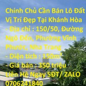 Chính Chủ Cần Bán Lô Đất  Phường Vĩnh Phước, Nha Trang
