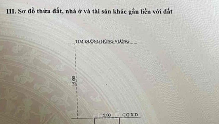Bán Nhà Mặt Tiền Hùng Vương P. Nhơn Phú Quy Nhơn , 90m2 , Cấp 4 , Giá 4 Tỷ 200Tr