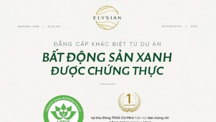 Elysian căn hộ phong cách chủ đạo Biophilic Design kết nội mạnh mẽ con người với thiên nhiên