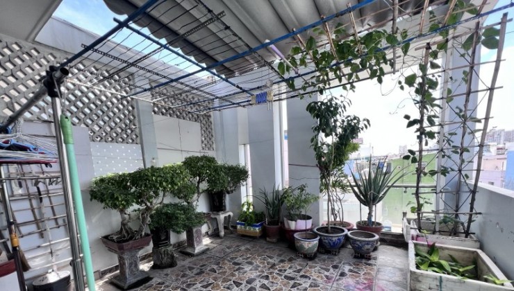 Bán Nhà Hẻm 8M, CMT8 Quận 10, 60m2 (4x15) 5 Tầng, Kinh Doanh, VP Cty