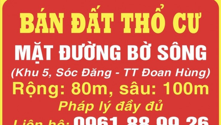 Chính chủ cần bán gấp 3 lô đất, tại Thị Trấn Đoan Hùng, Phú Thọ