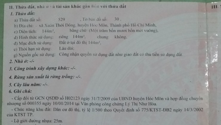 Chính Chủ Cần Bán Nhà xưởng xã Xuân Thới Đông, Huyện Hóc Môn, TP.HCM