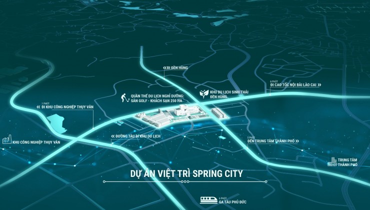 Mở bán lô ngoại giao đất đấu giá mặt đường Nguyễn Tất Thành, KDT Việt Trì Spring City.