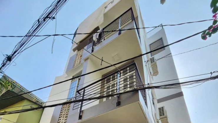 Nhà bán,4 tầng,4x8m2,hẻm xh,nguyễn trung trực, bình thạnh,giá:4,7ty