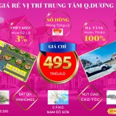 Bán lô đất giá rẻ nhất thị trường 495tr/lô gần trung tâm phường Hòa Nghĩa- gần với KDT Vinhomes Dương Kinh.
