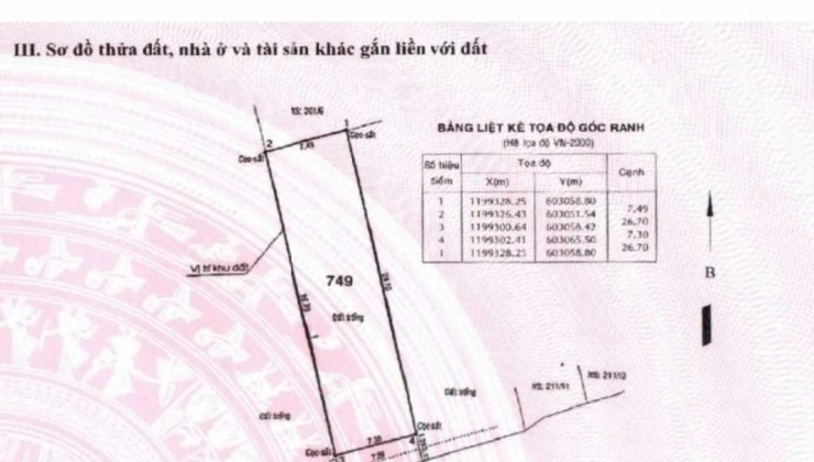 Bán lô đất 1/ ngắn Vườn Lài, APĐ Q12. DT lớn giá đầu tư