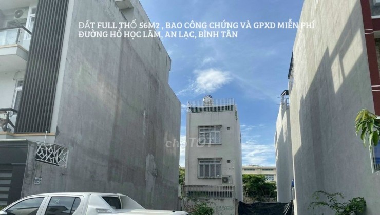 Bán miếng đất ngay KDC Hương Lộ 5 của cụ tổ để đi Israel định cư 54m2