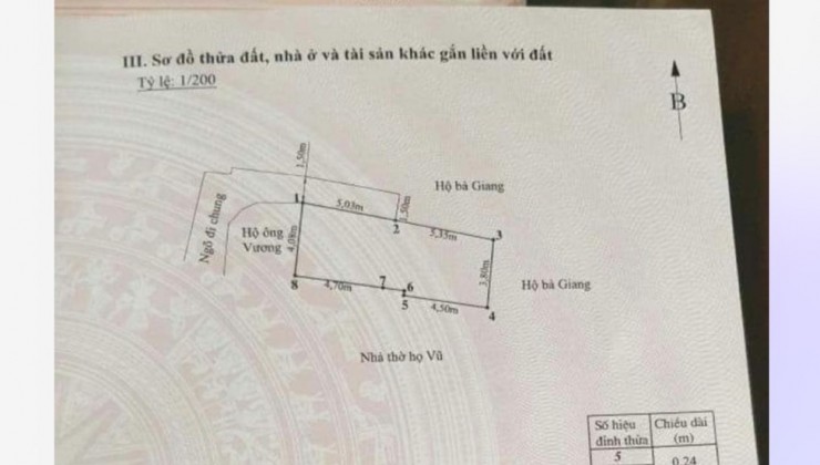 Bán nhà ngõ 98 Đình Đông, 41m 3 tầng GIÁ 1.78 tỉ nhà đẹp ở luôn