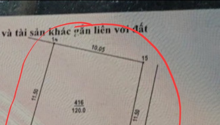120M2 ĐẤT - HỒ TÙNG MẬU - MT 11.5M - VUÔNG ĐẸP - NGÕ THOÁNG - PHÙ HỢP CHIA 3 LÔ - 100TR/M2