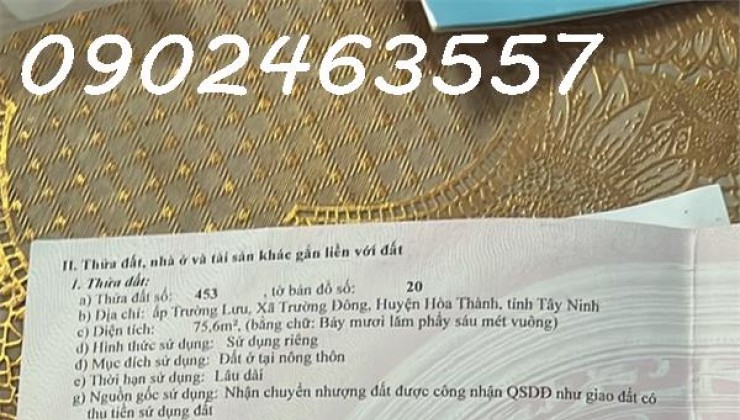 Khu Dân Cư Đông Đúc - Mặt Tiền Chợ