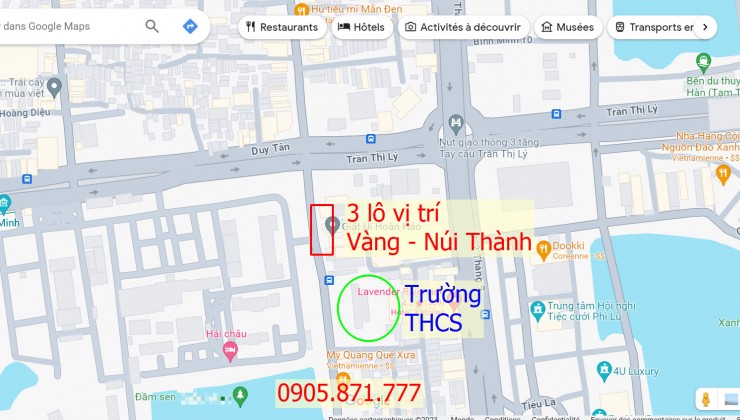 Siêu Phẩm. Bán 3 lô MT Núi Thành. 470m2. Rẻ hơn của rẻ.