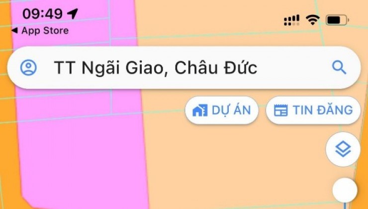 %%CHÍNH CHỦ CẦN BÁN LÔ ĐẤT VƯỜN Ở THỊ TRẤN NGÃI GIAO  - HUYỆN CHÂU ĐỨC – BÀ RỊA VŨNG TÀU.