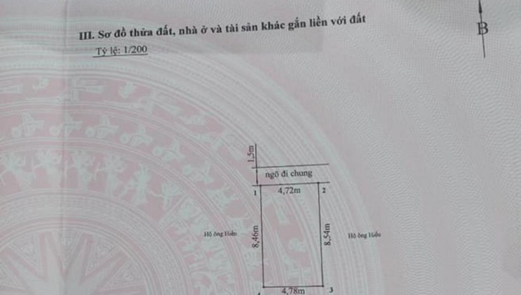 Bán nhà ngõ 66 Trung Hành, 40m 2 tầng GIÁ 1.5 tỉ độc lập