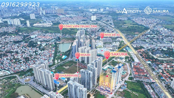 Sa1 Tòa nhà cuối cùng của phân khu Sakura Nhật Bản giá rẻ nhất dự án Vinhomes Smart City. Nhận siêu ưu đãi cho lần mở bán đầu tiên.