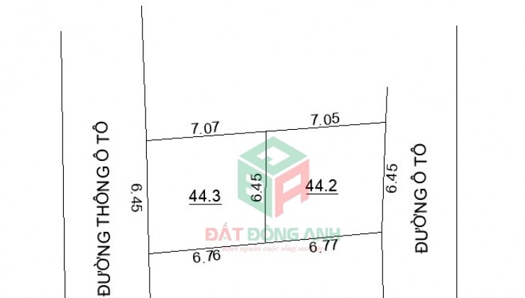 Bán 44m2 Vân Nội Đông Anh - đường thông ô tô - nhỉnh 1.5 tỷ