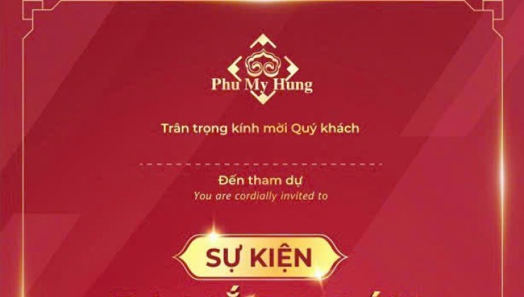 Phú Mỹ Hưng ra mắt dự án mới. Lịch thanh toán dài. Vay 0% lãi suất. Liên hệ 0901323786