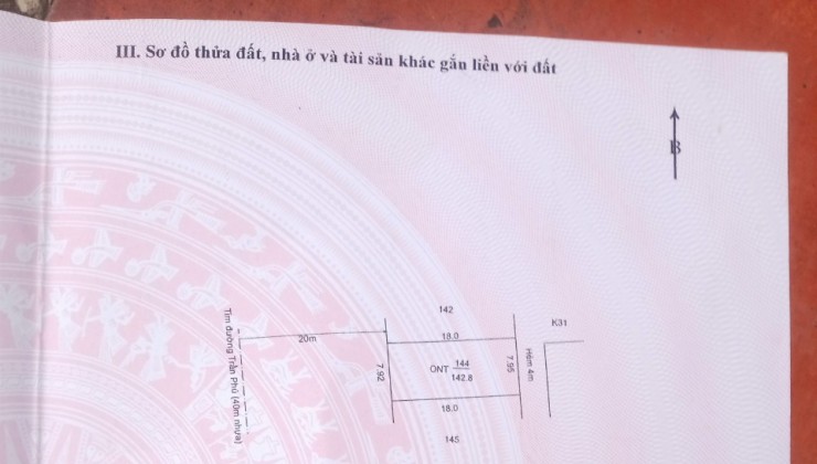 Cần Bán Lô Đất Mặt Tiền Vị Trí Đẹp Tại Xã Trường Tây - Thị Xã Hoà Thành