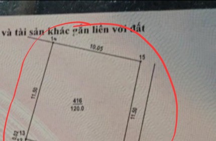 120M2 ĐẤT - HỒ TÙNG MẬU - MT 11.5M - VUÔNG ĐẸP - NGÕ THOÁNG - PHÙ HỢP CHIA 3 LÔ - 100TR/M2