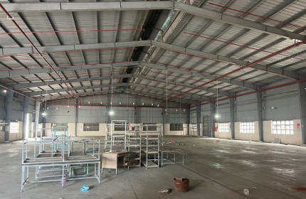 Cho thuê nhà xưởng tại Tân Phước Khánh Tân Uyên Bình Dương 2300M2 ,dt 1650m2 ,có PCCC,giá 125 triệu/tháng