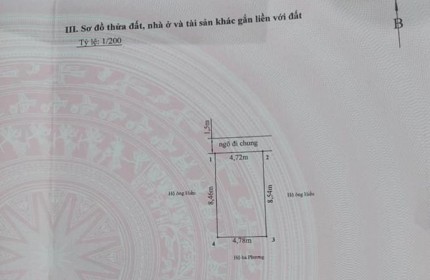 Bán nhà ngõ 66 Trung Hành, 40m 2 tầng GIÁ 1.5 tỉ độc lập