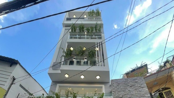 Nhà mới HXH Phan Văn Trị, P11, DT 4x14m, NH 5m, 5 lầu, 6PN, 7WC, giá 8.3 tỷ TL