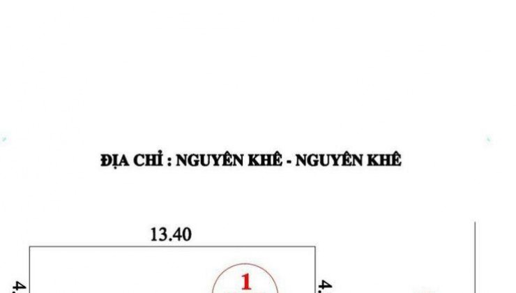 Bán 40m2 Lương Nỗ Tiên Dương - Đông Anh, chỉ 20m ra Công Viên Điều Hòa, giá 1,x tỷ.