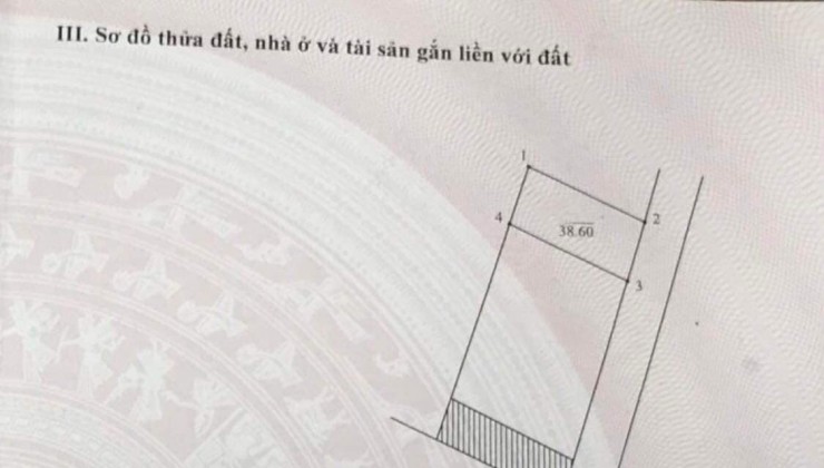 40M ĐẤT THỔ CƯ - GIANG BIÊN - LONG BIÊN - Ô TÔ RA VÀO THOẢI MÁI - GẦN CHỢ, TRƯỜNG HỌC, ỦY BAN PHƯỜNG - NHỈNH 3 TỶ