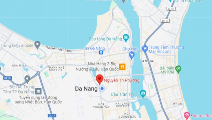 ♣ Đất Mặt Tiền đường 10.5 Nguyễn Tri Phương Trung Tâm Đà Nẵng, 600m2