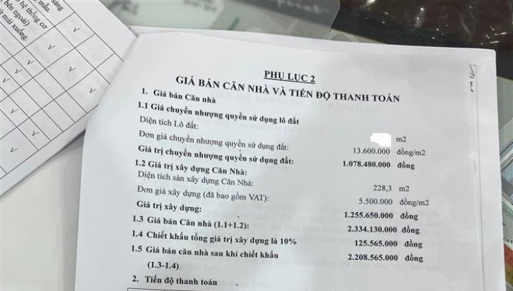 Chính chủ bán nhà liên kề Trạm Trôi, Hoài Đức, Hà Nội