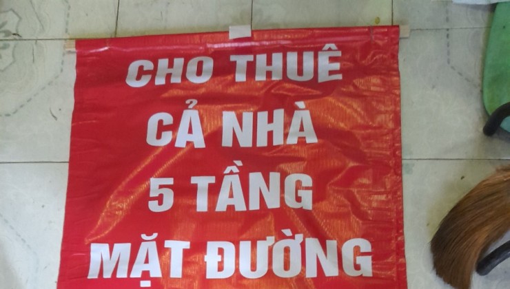 cho thuê nhà mặt đường số 263 Đường Tam Trinh, Phường Yên Sở, Hoàng Mai, Hà Nội.