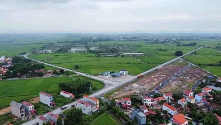 Bán lô đất mặt phố khu phân lô Xã Xuân Phú, Bắc Giang. DT 90m2, MT 5m.