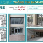 Cần cho thuê shophouse kinh doanh tại dự án Lavida Plus quận 7, 105m2 giá thuê 50,4tr