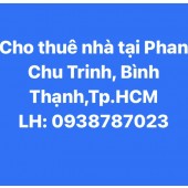 Cho thuê phòng đường Phan Chu Trinh, Quận Bình Thạnh, TP.HCM