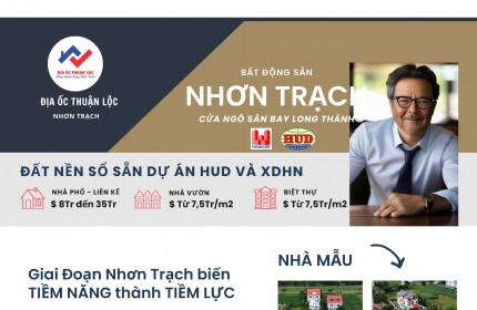 Đầu tư đất nền tiềm năng tại Nhơn Trạch cửa ngõ sân bay Long Thành