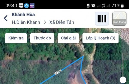 CHUYỂN NHƯỢNG 1,5HA DIÊN TÂN - DIÊN KHÁNH 790tr