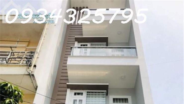 Nhà HXH Nơ Trang Long, DT 5.5x14m, 4 lầu, 7PN, 8WC, HĐT 25tr, giá 8.3 tỷ TL
