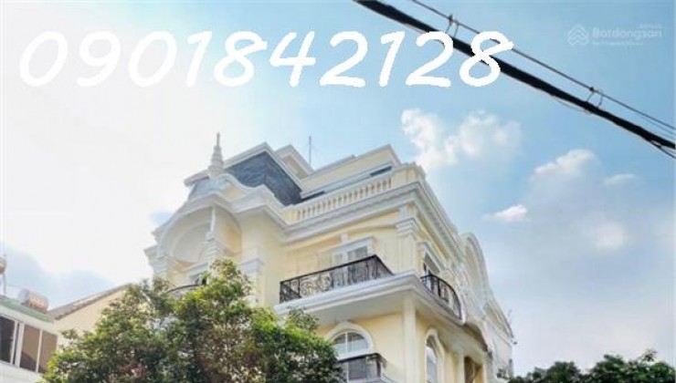 Biệt Thự 2 mặt tiền khu Tân Sơn Nhì, Tân Phú 14x19m 1 hầm 4 tầng có thang máy bán gấp chỉ 49 Tỷ TL