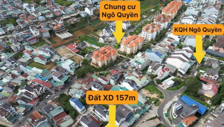 Bán đất KQH Ngô Quyền Phường 6 Đà Lạt 157m2