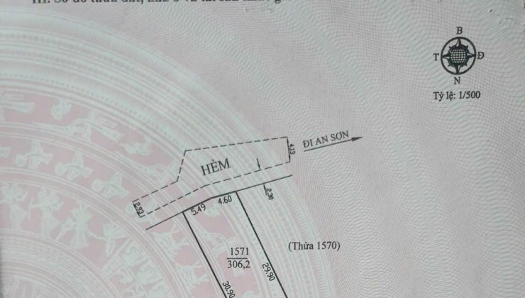 Bán đất biệt thự An Sơn Đà Lạt 306m2 10,5 tỷ