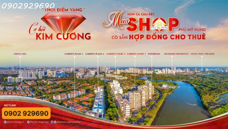 Sở hữu SHOP Riverside Residence Phú Mỹ Hưng trong tầm tay - SH Lâu dài