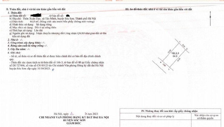 Trục chính Xuân Dục-Tân Minh-SS đường 5m cạnh chợ giá nhú 1 tỷ