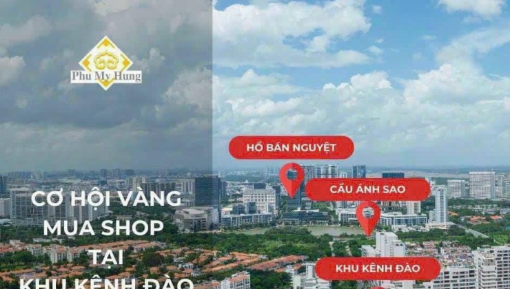 Shophouse Phú Mỹ Hưng - Mặt tiền rộng 16m2 - Full kính - Thích hợp nhiều ngành kinh doanh