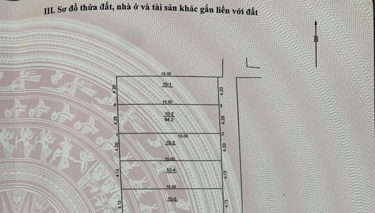 Bán 64m2 đất Lâm Tiên Nguyên Khê - Ô tô vào đất - 2 tỷ